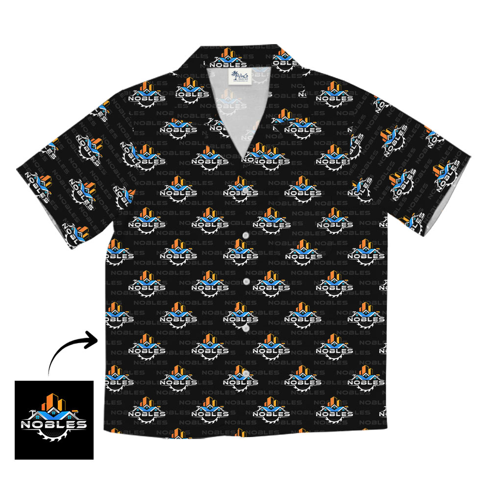 Personalized Company Logo And Brand Name Button Up Shirt