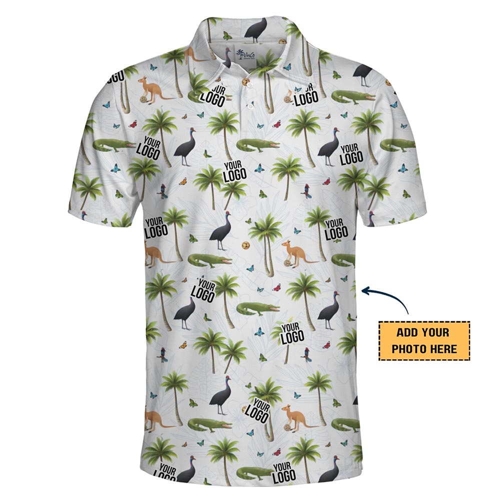 Personalized Wildlife Polo Shirt With Live Preview