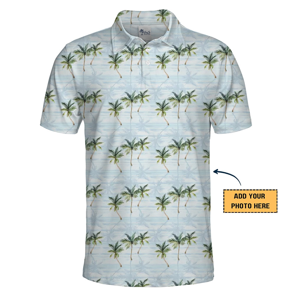Fresh Palm Tree Polo Shirt Tropical Theme