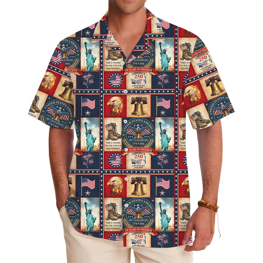 250 Years of Freedom Commemorative Hawaiian Shirt - variant image 1