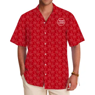 Custom Coconut Tree Hawaiian Shirt With Two Logo Styles