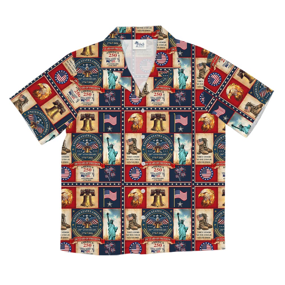 250 Years of Freedom Commemorative Hawaiian Shirt