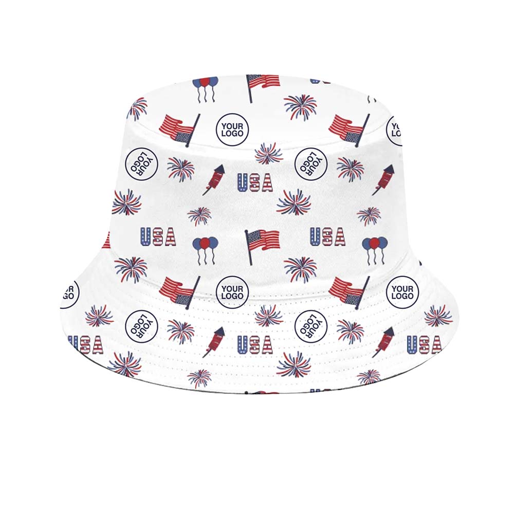 Red White Blue Company Party Bucket Hat