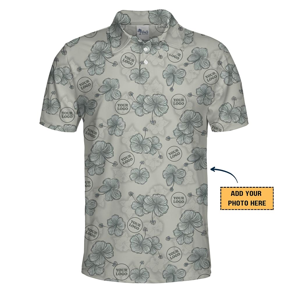 Custom Branded Summer Polo Shirt with Live Preview