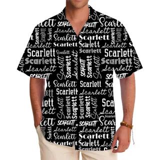 Personalized Name All Over Print Hawaiian Shirt Live Preview