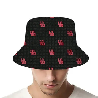 Custom Pattern Logo Bucket Hat