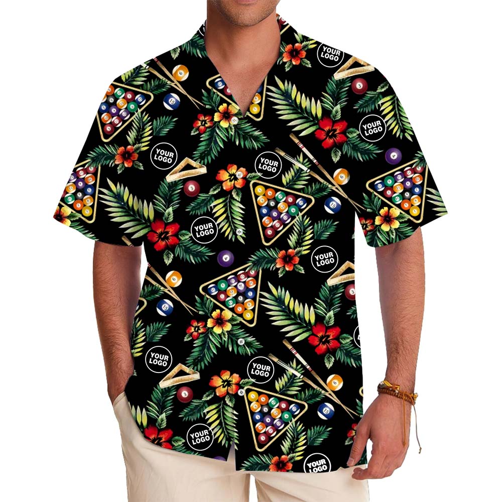 Custom Tropical Billiard Hawaiian Shirt With Plus Size - variant image 1