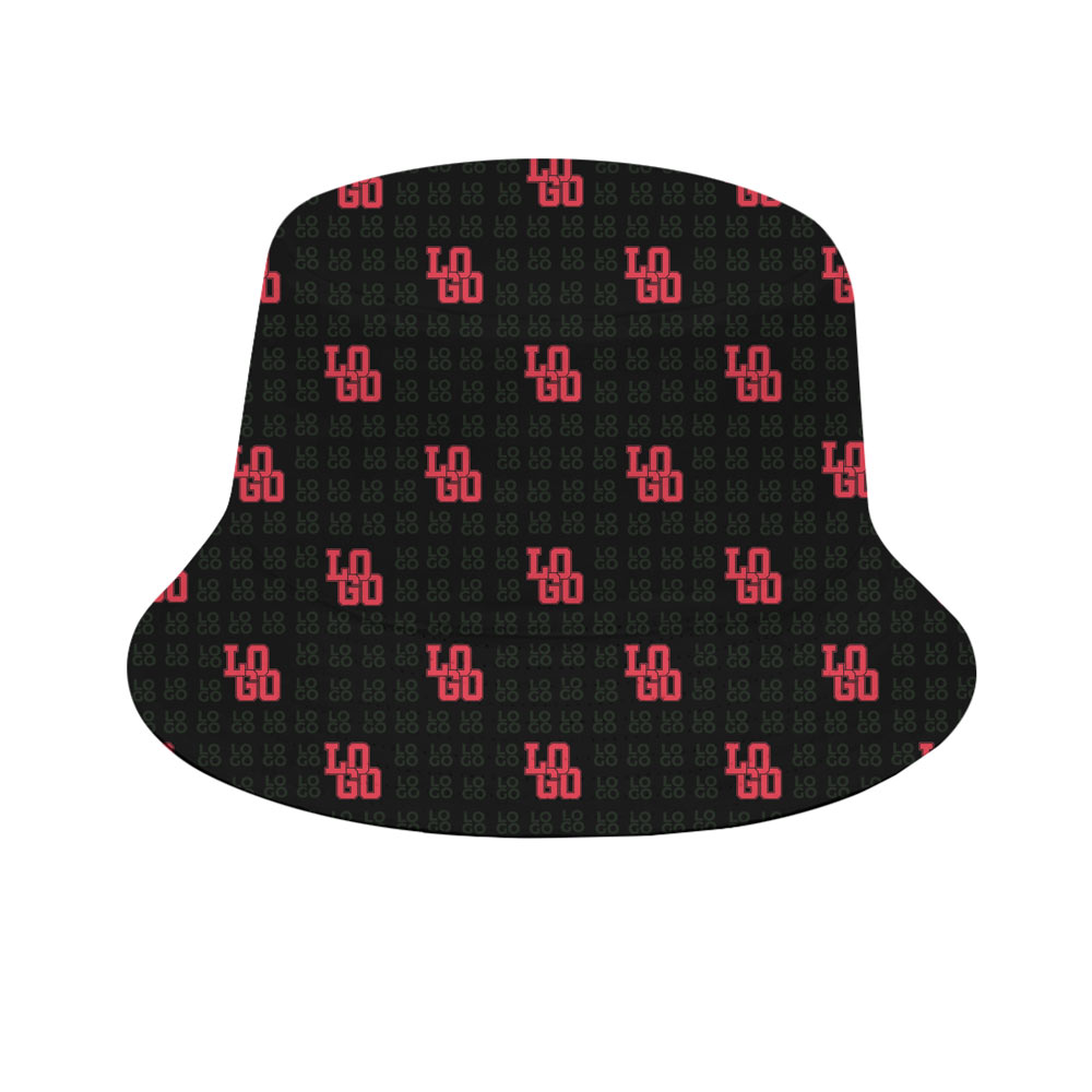 Custom Pattern Logo Bucket Hat