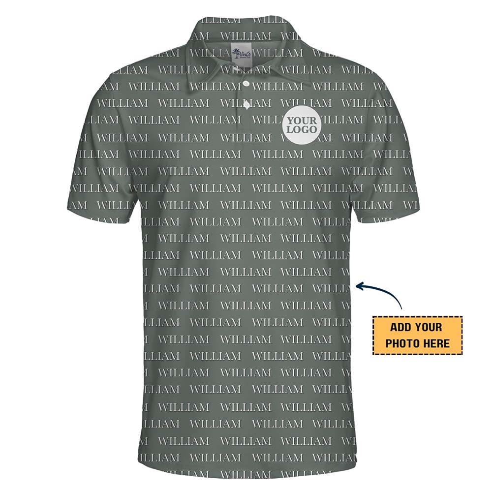 Instant Custom Polo Shirt With Logo And Name