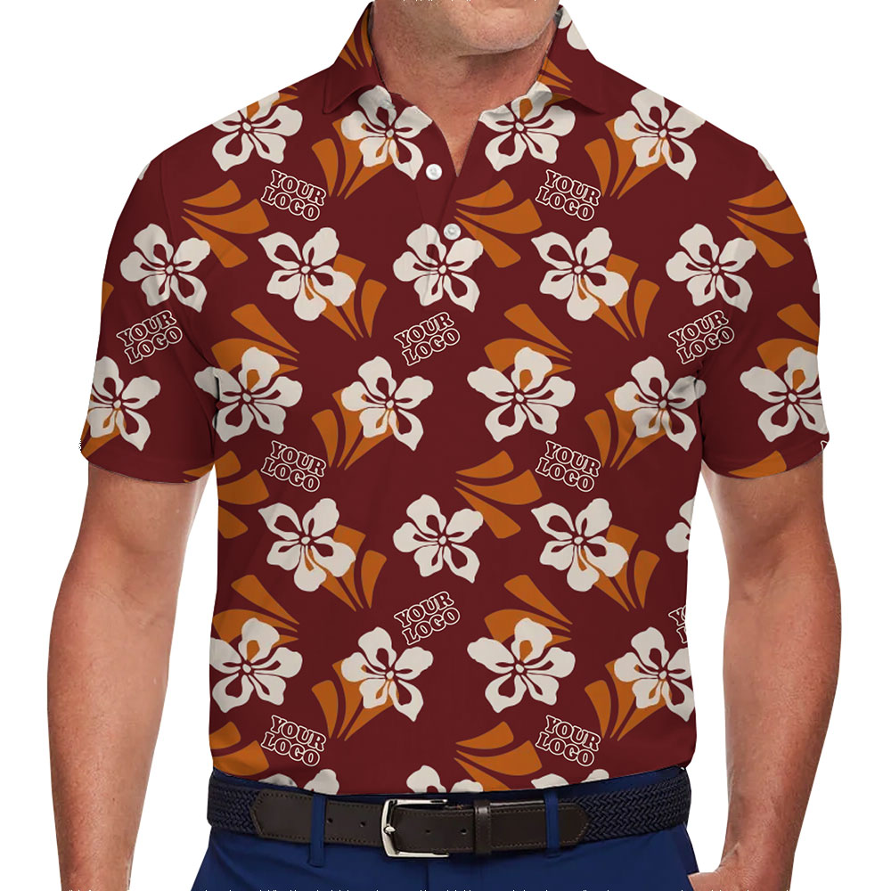 Custom Resort-Style Maroon Polo Shirt for Team and Corporate Use - variant image 1