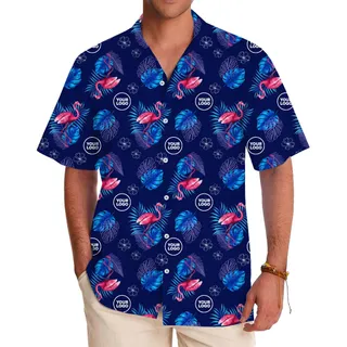 Custom Pink Flamingo Hawaiian Shirt With Plus Size Included