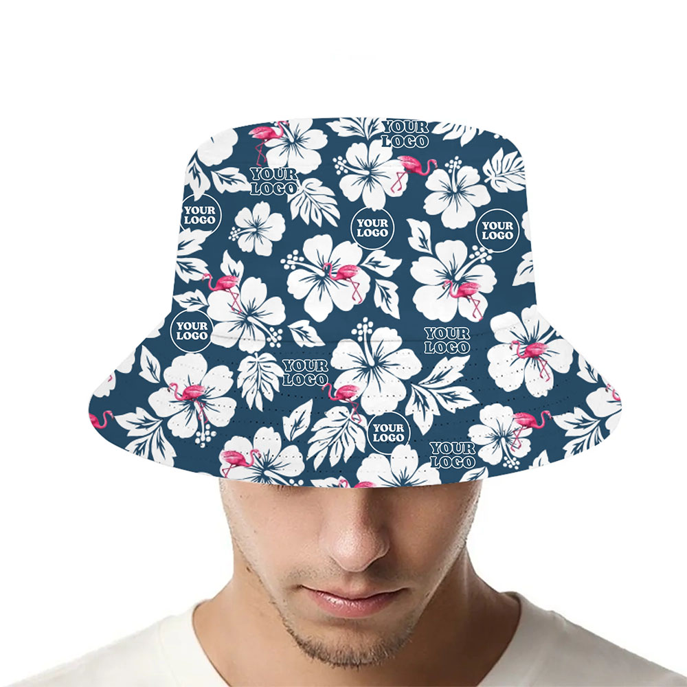 Create Your Own Hibiscus Flamingo Bucket Hat - variant image 1