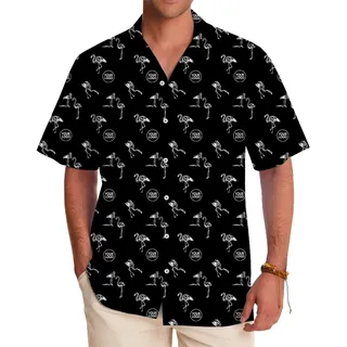 [Live Preview] Custom Flamingo Hawaiian Shirts With Logo and Color