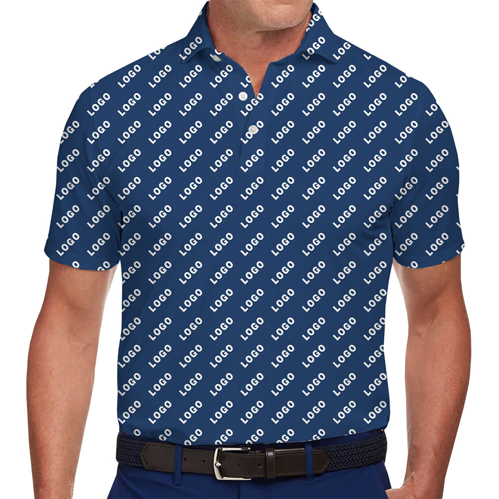 Design Your Own Brand Pattern Collared Polo Shirt - variant image 1