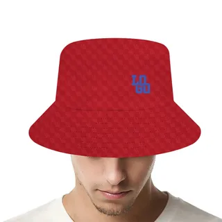 Custom Patterns Logo Bucket Hat