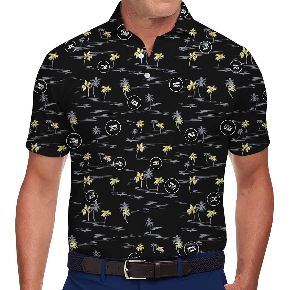 Custom Logo Vacation Polo Shirt – Business Casual Meets Paradise Style - variant image 1