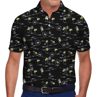 Custom Logo Vacation Polo Shirt – Business Casual Meets Paradise Style