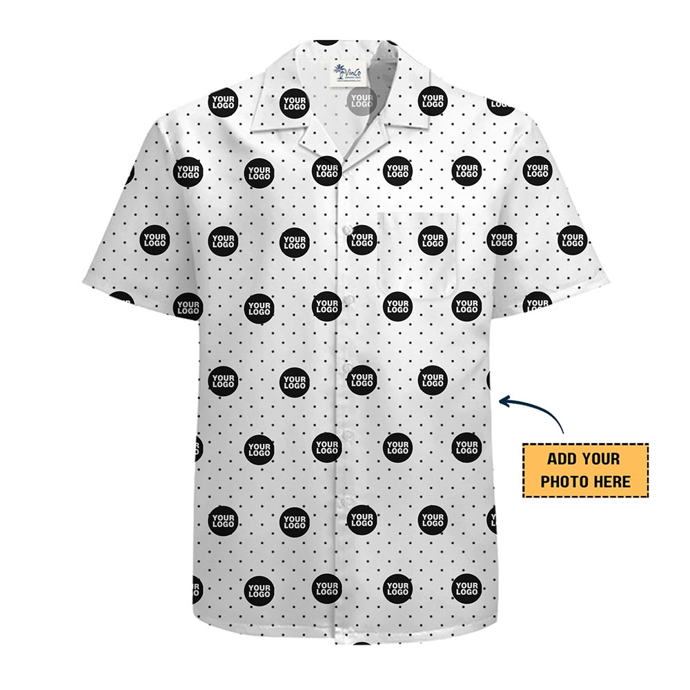 Custom Hawaiian Shirt with Tailor-Made Tropical Elegance and Company Logo