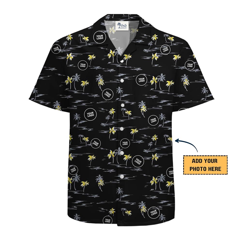 Personalized Aloha Shirt for Business – Add Your Logo or Picture With Live Preview