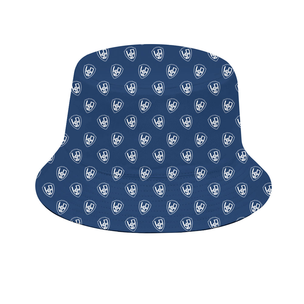 Classic Pattern Custom Logo Matching Bucket Hat