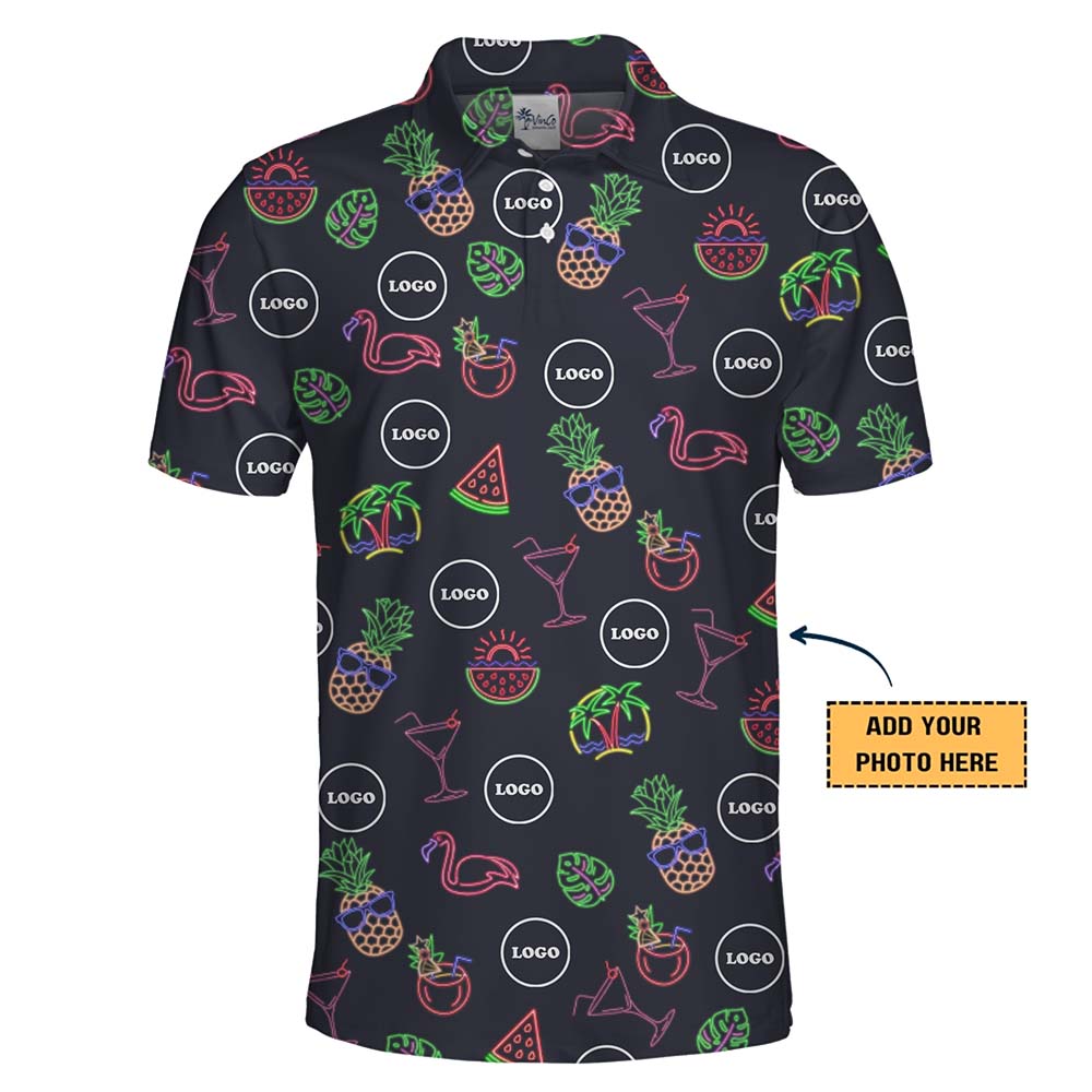 Beach Summer Polo Shirts With Custom Logo