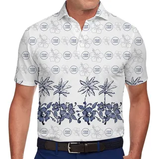 Custom Logo Coastal Polo Shirt Live Preview