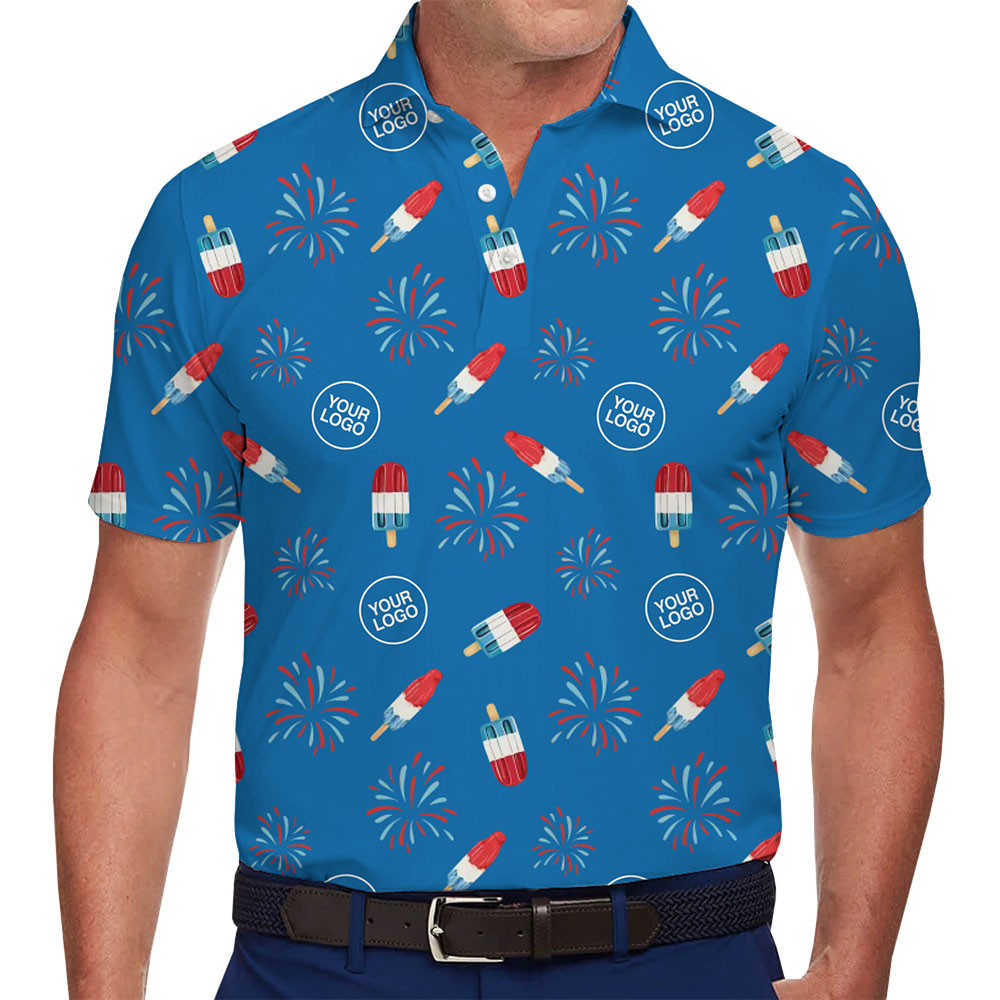 Custom Logo Patriotic Polo Shirt - variant image 1