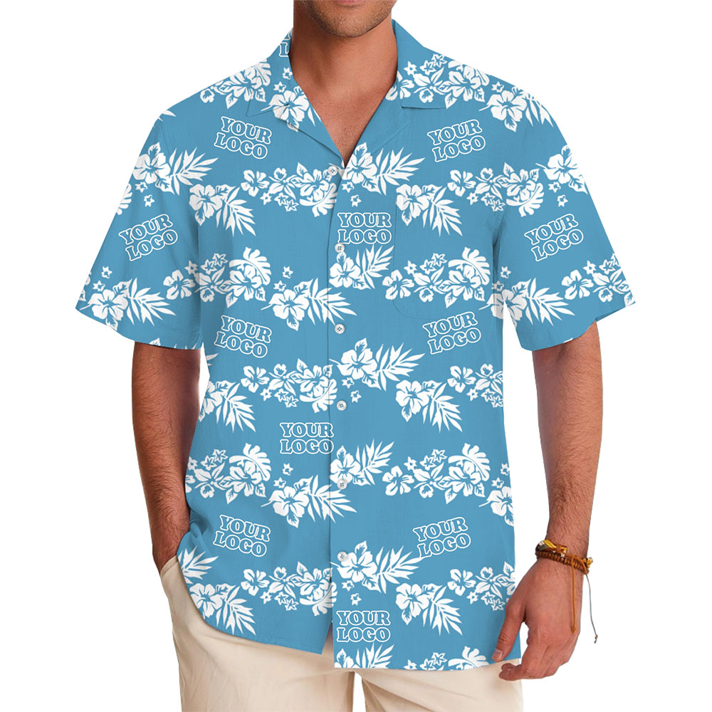 Custom Floral Hawaiian Shirt for Company Events - variant image 1