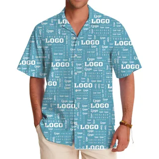 [Live Preview] Hawaiian Shirt With 2 Multiple Group Logos