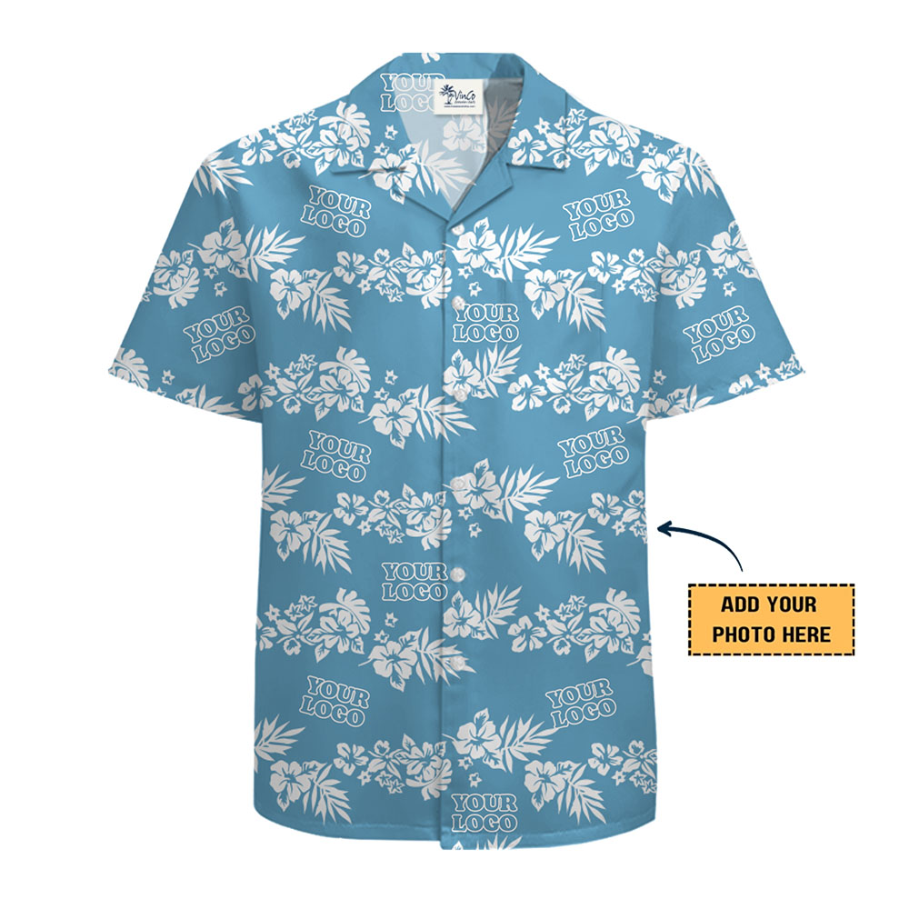 Custom Floral Hawaiian Shirt for Company Events