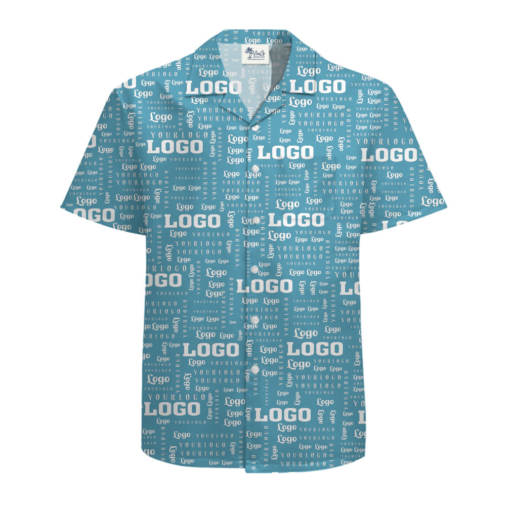 [Live Preview] Hawaiian Shirt With 2 Multiple Group Logos