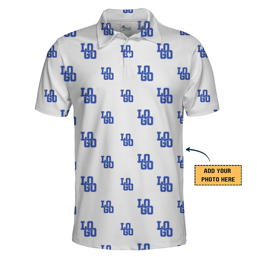 Custom Logo All‑Over Print Golf Collared Shirt
