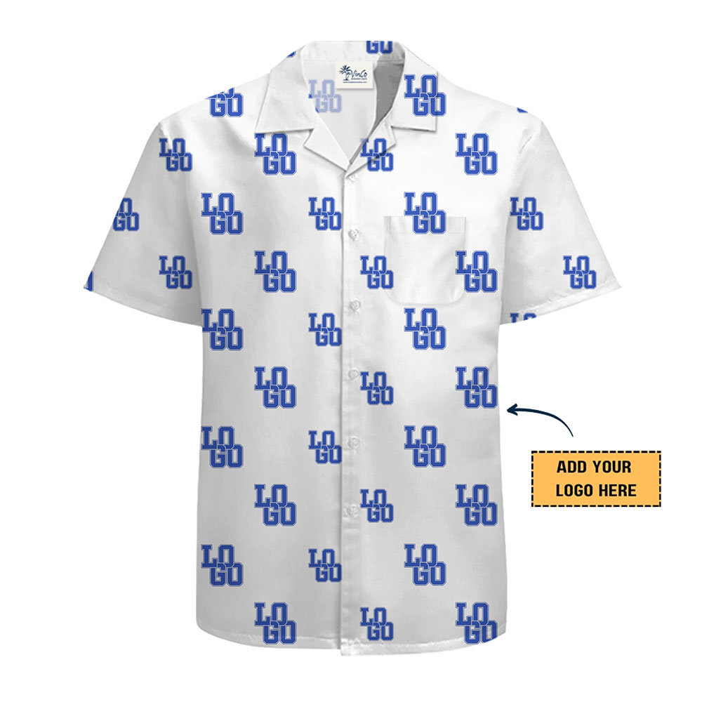 Team And Event Custom Logo Hawaiian Shirt - All Over Print