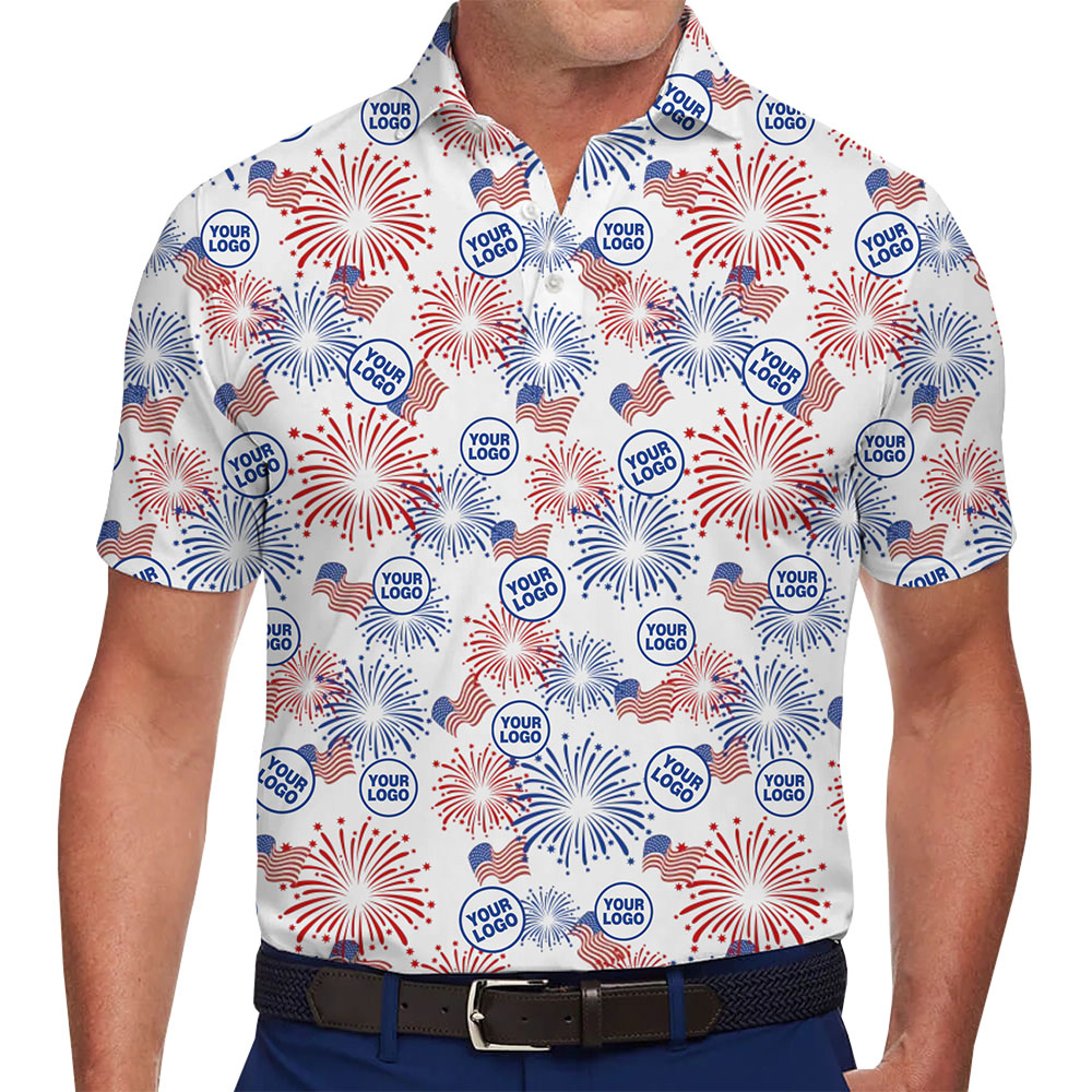 Custom Independence Day Polo Shirt With Logo - variant image 1