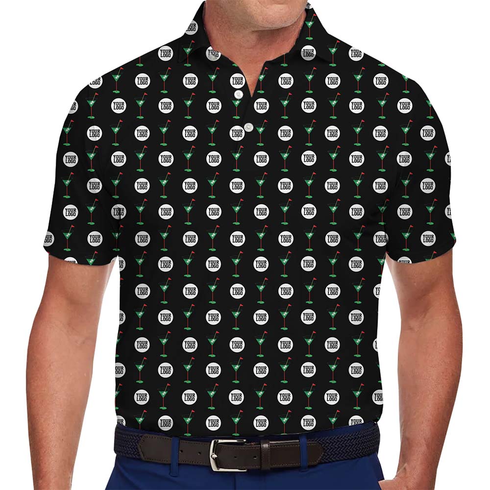 Custom Polo Shirts With Logo And Golf Icons - variant image 1