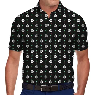 Custom Polo Shirts With Logo And Golf Icons