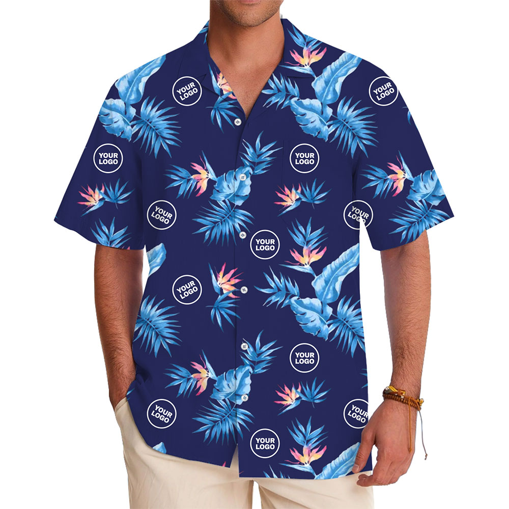 Personalized Tropical Leaf Hawaiian Shirt With Live Preview - variant image 1