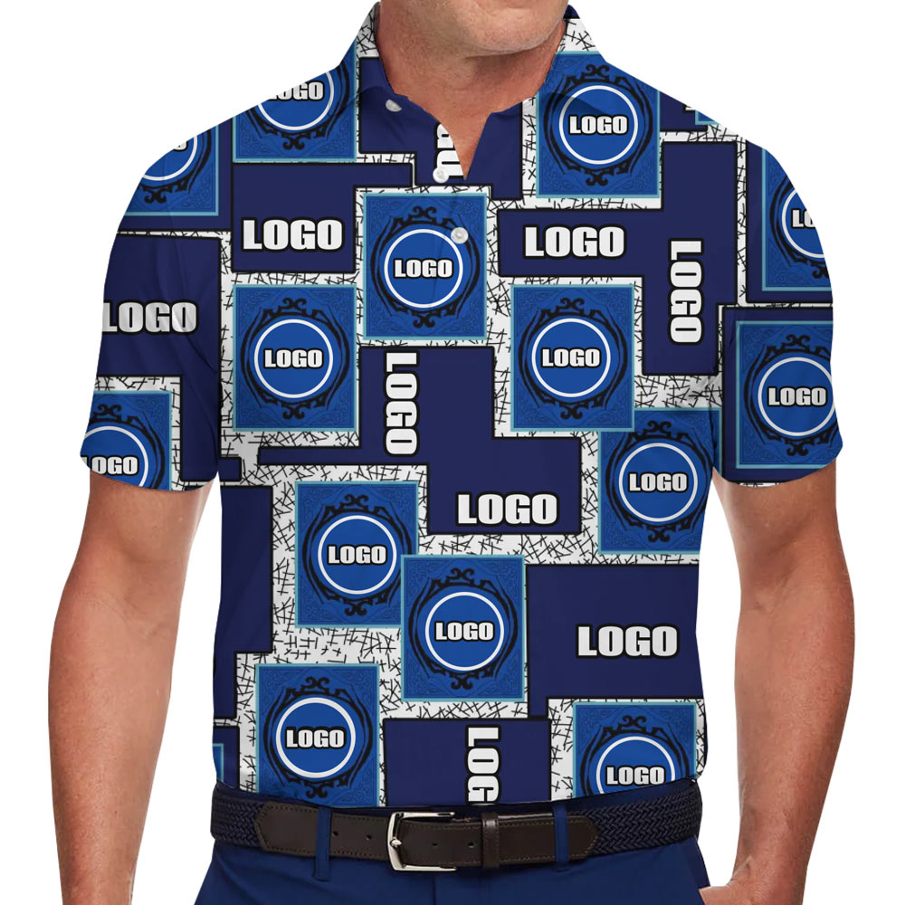 [Live Preview] Polo Shirt Matrix Custom Corporate Mix Logo - variant image 1