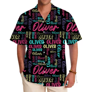 Personalized Hawaiian Shirt With Name and Live Preview