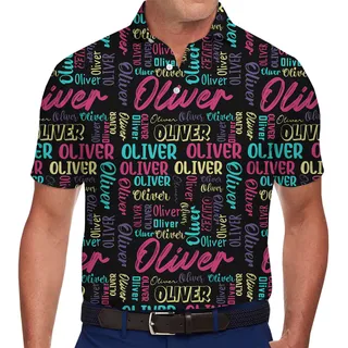 Personalized Polo Shirt With Name and Live Preview