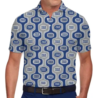 Custom Logo Rhythm Design Collared Polo Shirt