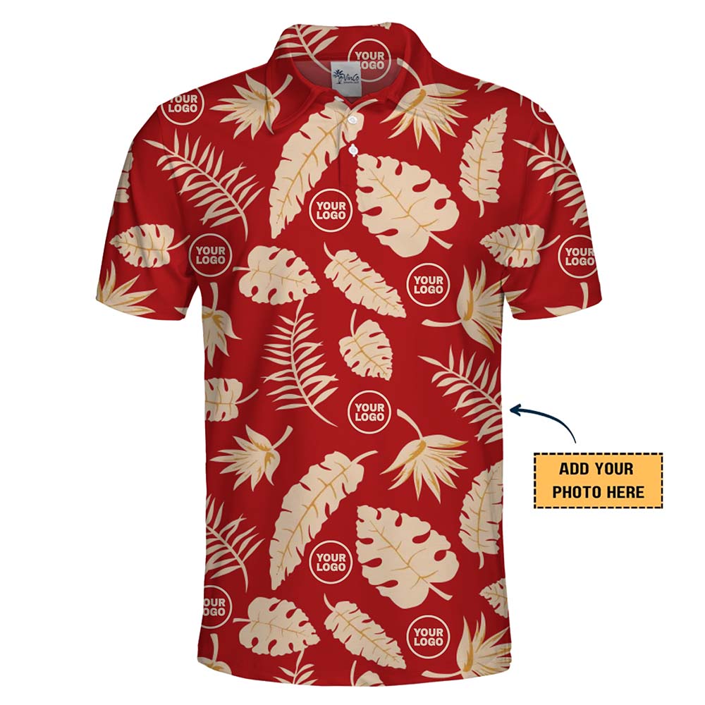 Personalized Plus Size Tropical Polo With Instant Preview