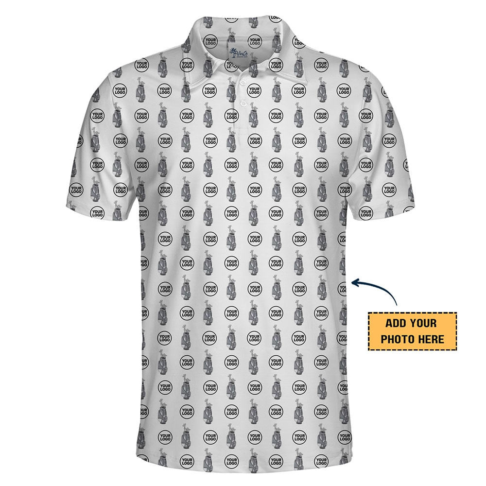 Personalized Logo Golf Polo Shirt With Instant Preview
