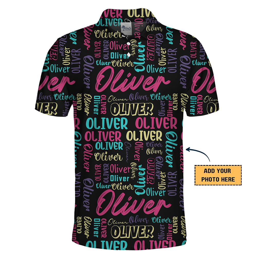 Personalized Polo Shirt With Name and Live Preview