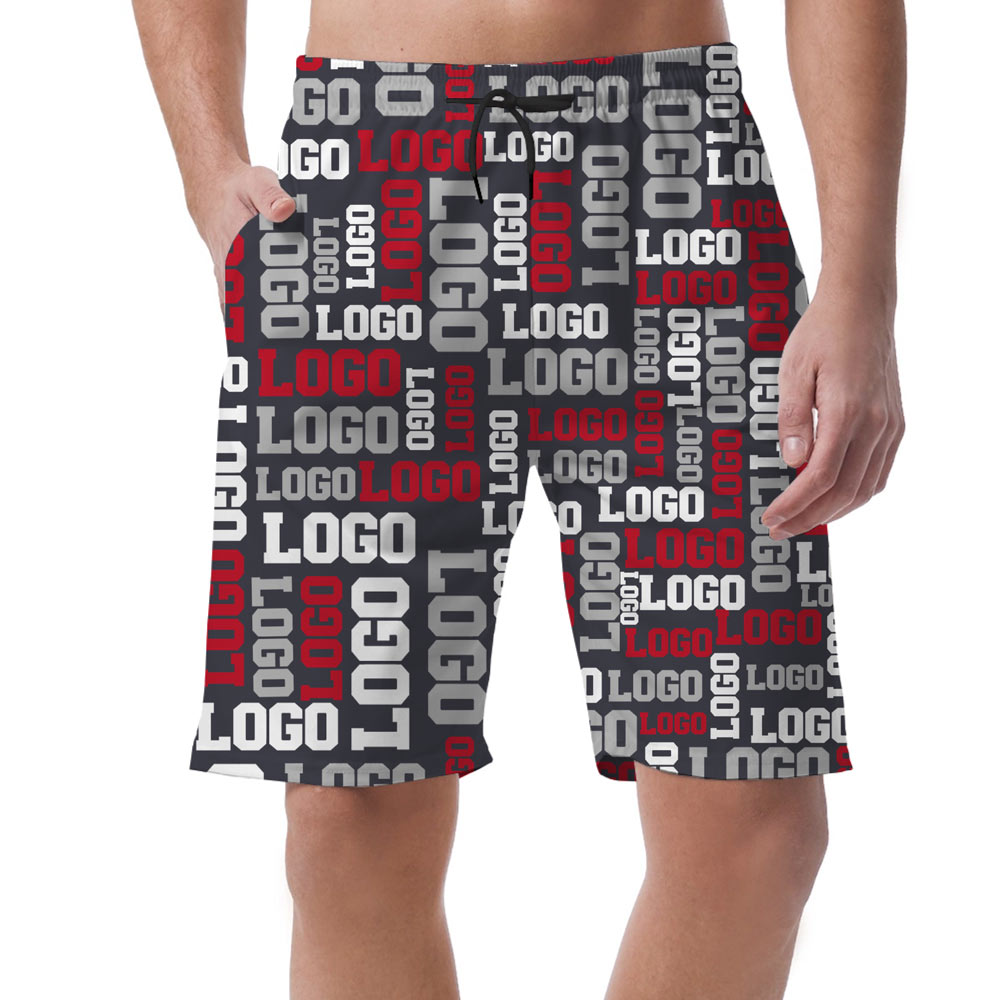 [Live Preview] Custom Company Logos Beach Shorts - variant image 1