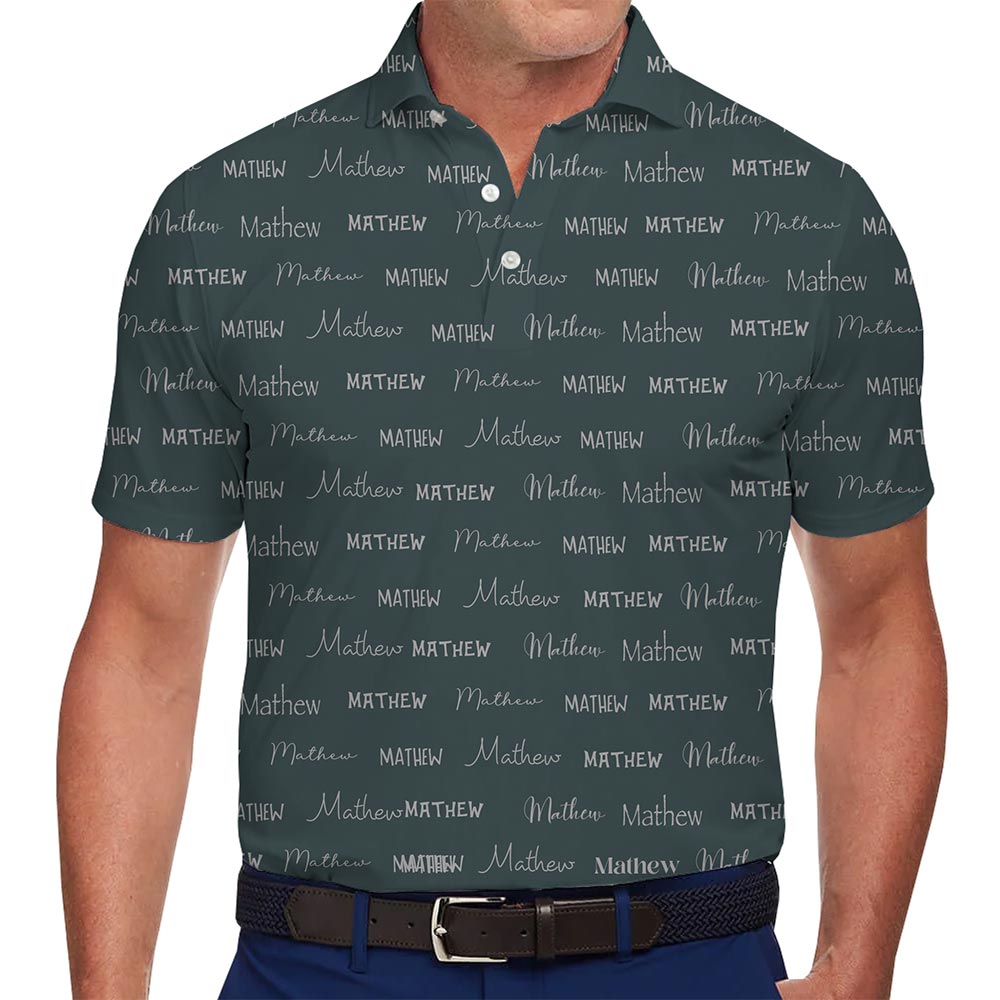 Custom Polo Shirt With Your Name With Live Preview - variant image 1