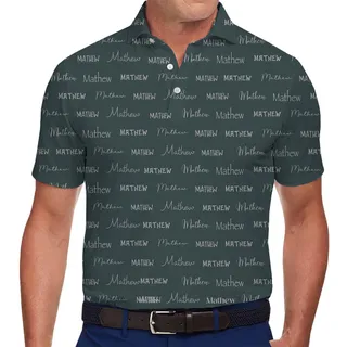 Custom Polo Shirt With Your Name With Live Preview