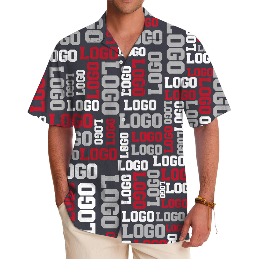 [Live Preview] Custom Company Logo Button Shirt - variant image 1