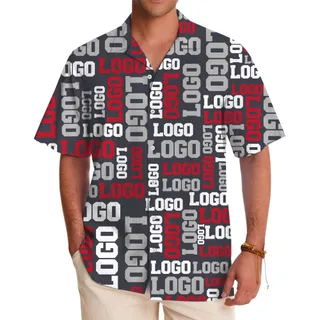 [Live Preview] Custom Company Logo Button Shirt