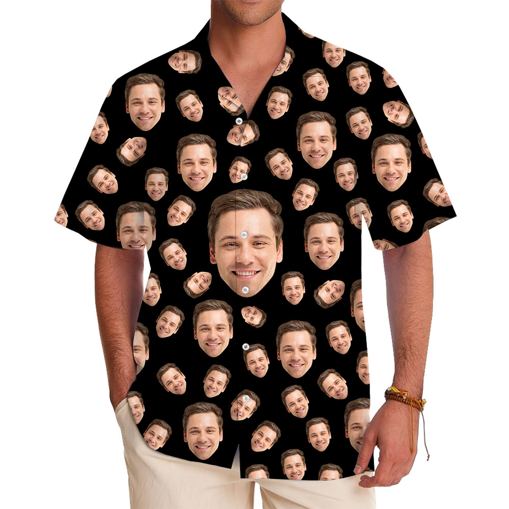 Custom Face Classic Hawaiian Shirt With Preview - variant image 1